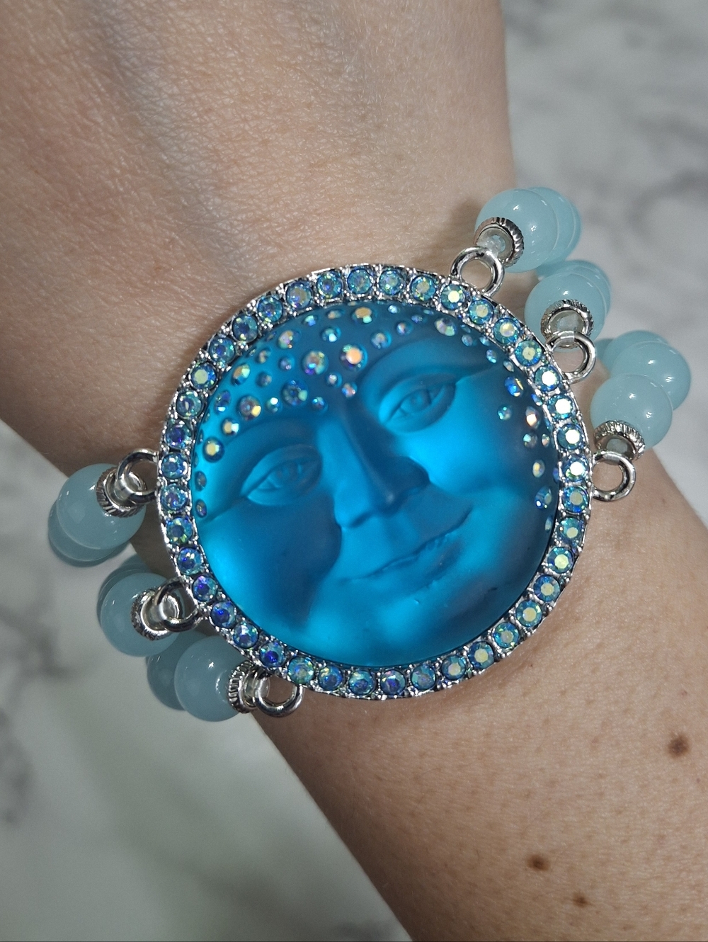 Kirks Folly Moon Face Bracelet